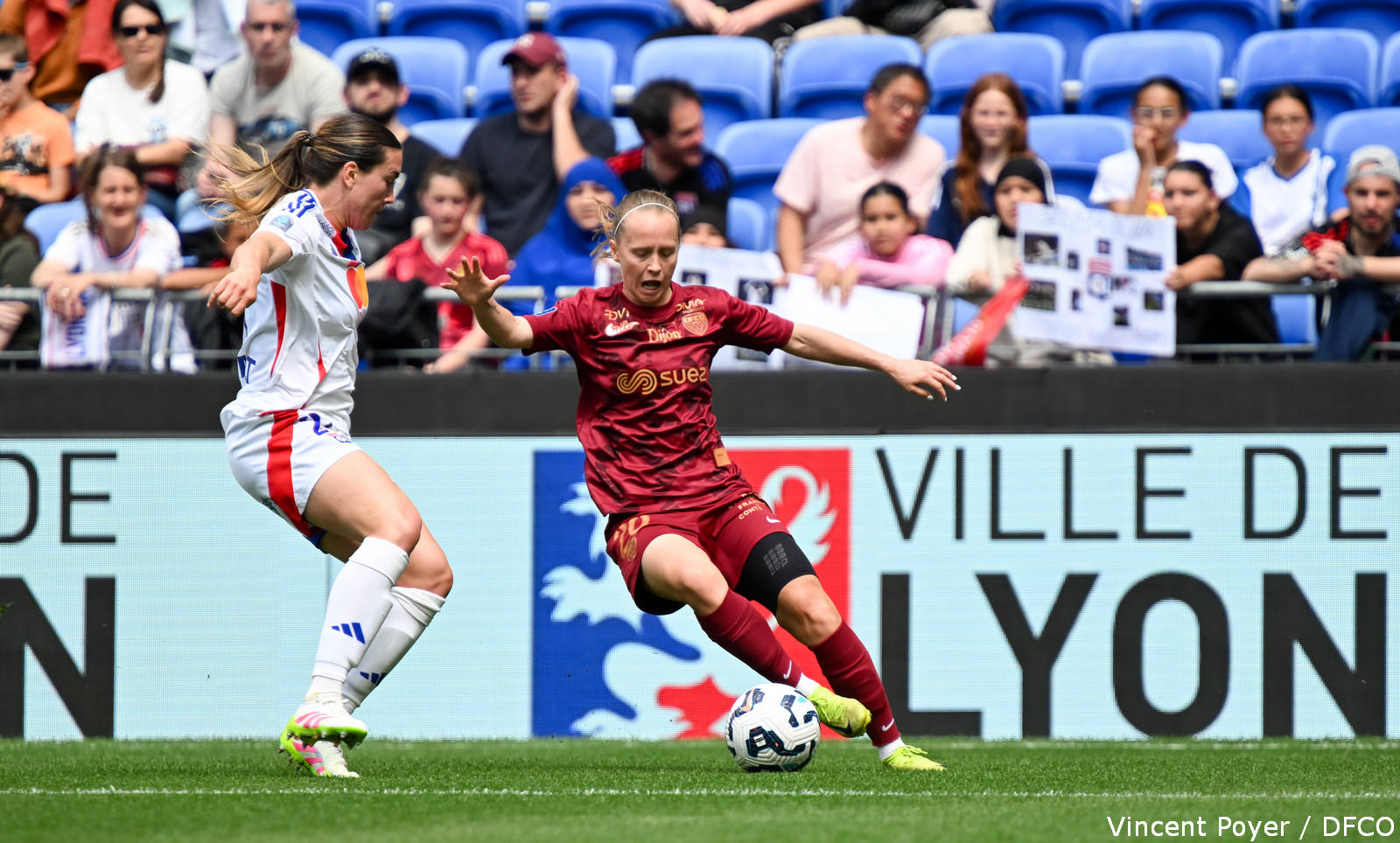 Le voyage à Lyon au plus près de nos joueuses