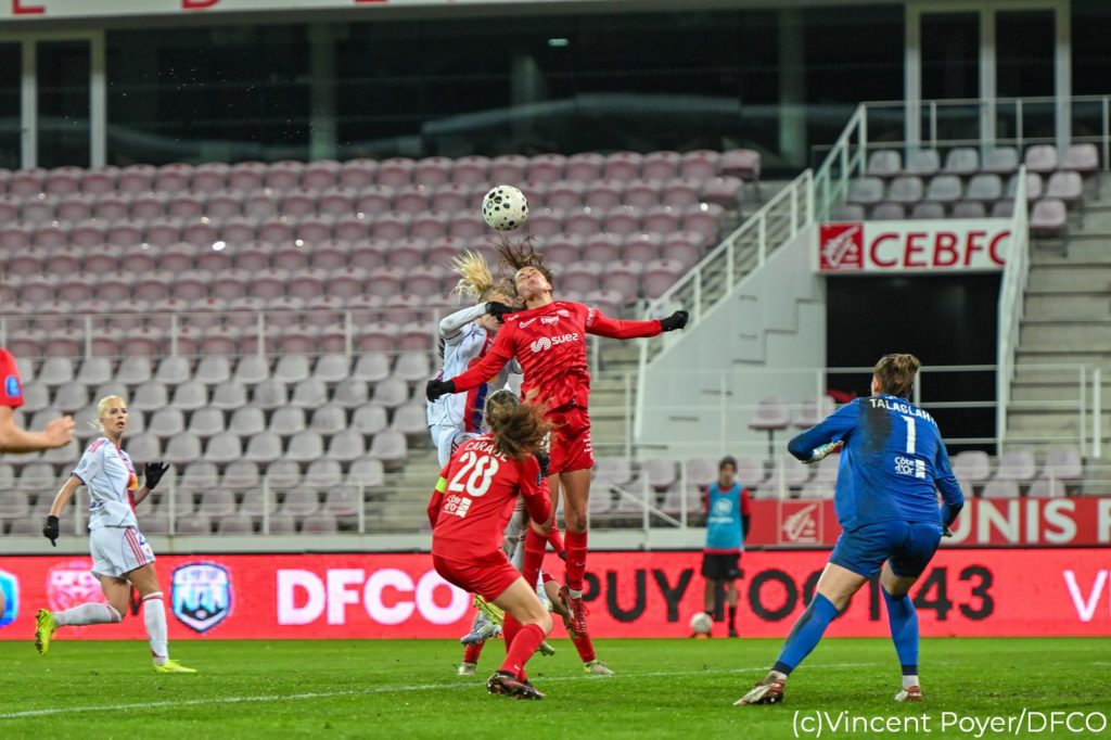 Le DFCO cède logiquement face à l’OL Lyonnes