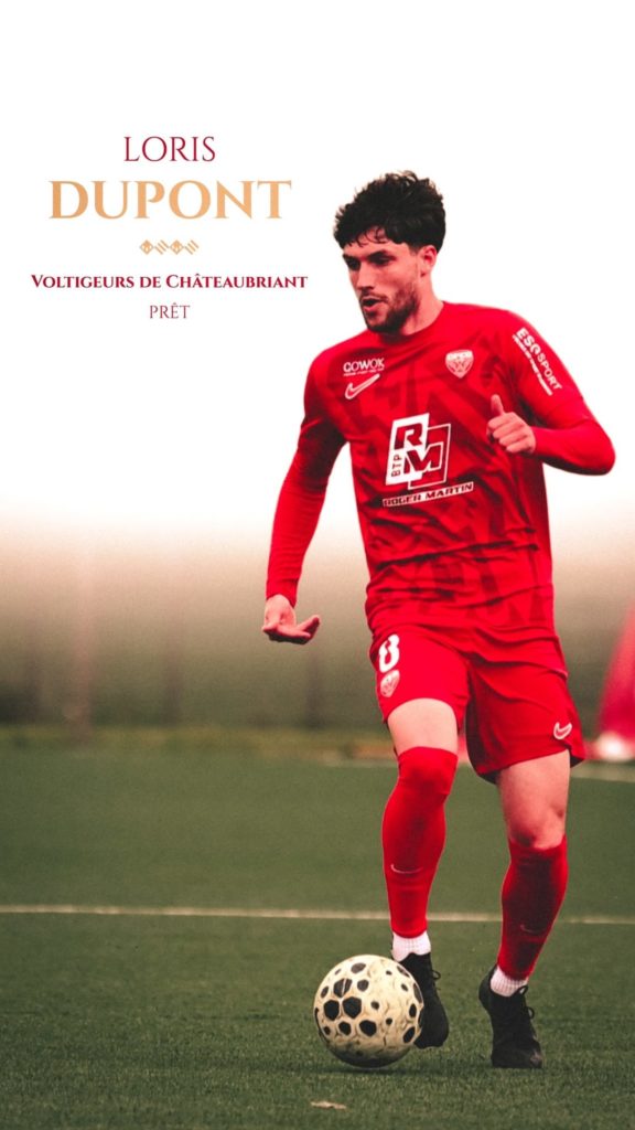 Loris Dupont prêté aux Voltigeurs de Châteaubriant